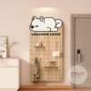 Creative shape hole board entrance wall storage rack background wall hanging board entry storage shelf wall display rack
