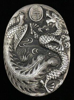 古代文房四宝白铜砚台 浮雕研磨 书法绘画墨砚 多款选择
