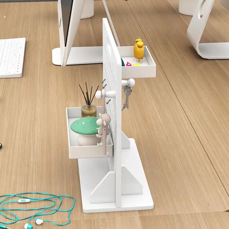 Desk blocking artifact hole board desktop rack office workstation decorative partition home dormitory storage