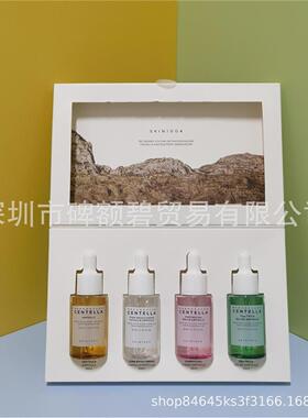跨境SKIN1004系列理肤天使积雪草面霜爽肤水精华套装划算
