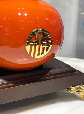 新中式客厅玄关葫芦五福临门摆件家居工艺品电视柜乔迁装饰品礼品