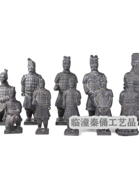 兵马俑摆件西安旅游纪念品陕西特色陶土工艺品礼物出国送老外朋友