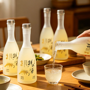 【端午节喝】鲜米酒375ml糯米纯柔微醺