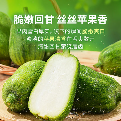 东方甄选苹果丝瓜圆丝瓜绿丝瓜当季新鲜时令蔬菜3斤装坏果包赔 - 图2