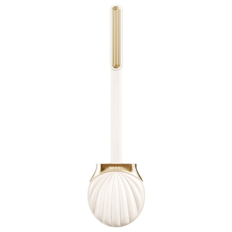 Toilet brush with no dead ends, household punch-free toilet brush, wall-mounted bathroom long-handled cleaning tool set artifact