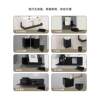 Hole board accessories storage board partition storage box hook storage box hardware girl storage rack round hole no punching