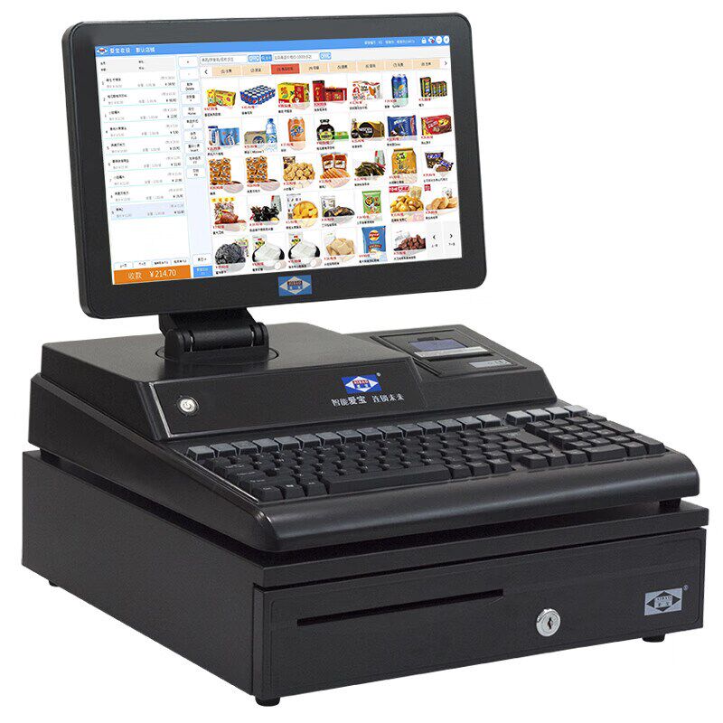 Aibo AB Super 87 cash register all-in-one shopping mall 4 city convenience store sales cash register cash register computer system