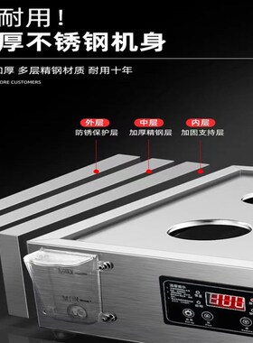 蒸包子机商用早餐便利店蒸包柜电热玻璃抽屉式蒸包炉四孔蒸箱蒸炉