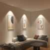 Hill spotlights embedded anti-glare wall washing spotlights home extremely narrow frame led ceiling lights downlights living room