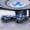 Command Center Console Dispatch Desk Monitoring Desk Technology Sense Monitoring Security Command Console Central Console Control Center