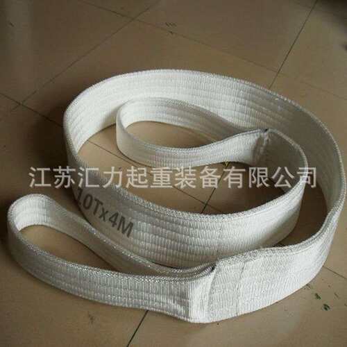 耐酸洗吊带10t10m丙纶吊装带10t8m白色吊带 带护套吊装带 - 图2