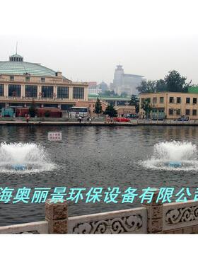 厂家供应 湖泊景观水处理设备 太阳能垃圾收集器景观水设备