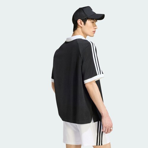 adidas阿迪达斯三叶草男子秋TERRY POLO运动休闲短袖T恤KW7397 - 图3