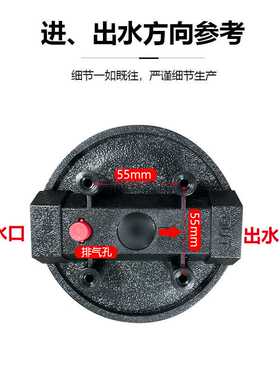 20寸三联大胖滤瓶商用净水器工业大流量前置过滤器透明大蓝瓶