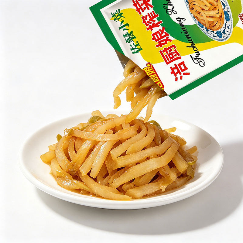 涪厨娘榨菜丝清淡不辣袋装佐餐小菜重庆特产开胃下饭菜咸菜50g