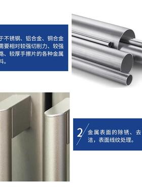 金信百洁布工业用金刚砂加厚硬不锈钢专用拉丝布打磨金属抛光绿色