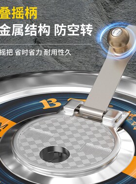钢卷尺50米不锈钢圆盘尺20米建筑工程高精度加厚耐摔便携式大卷尺