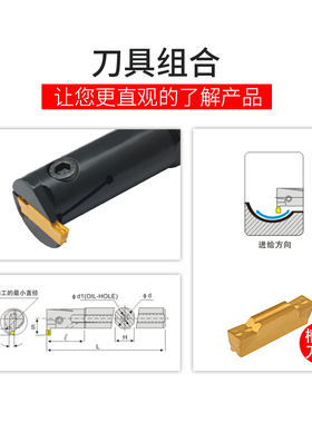 数控切槽刀杆 内槽车刀MGIVR2016-2 MGIVR2520-2 MGIVR3125-3