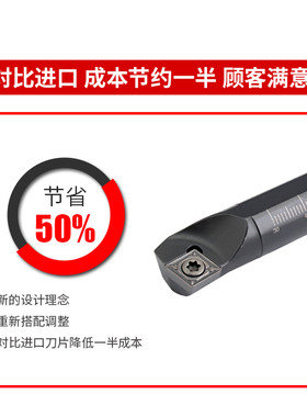 锐利数控车刀镗内孔SCLCR 大小头机夹车床刀具小孔镗刀内孔车刀杆