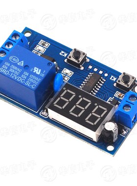 时控开关间歇性无限循环倒计时开关控制器定时继电器模块5V12V