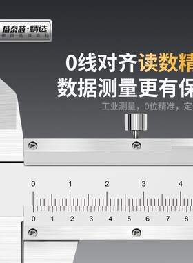 游标卡尺高精度小型工业级不锈钢深度尺家用大号精密油标金属卡尺