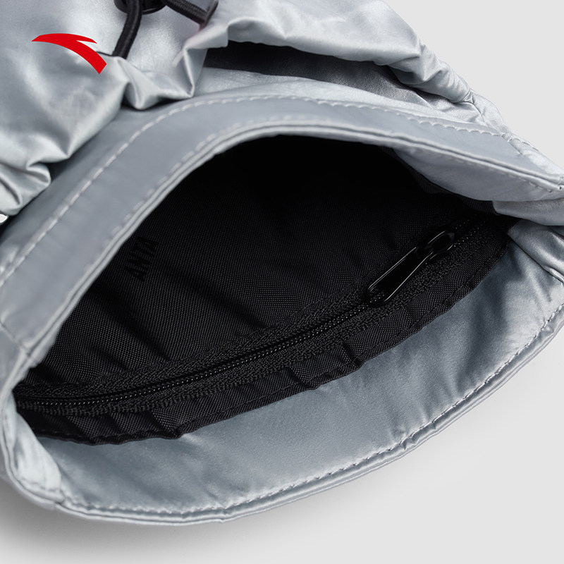 Anta Crossbody Bag Shoulder Bag Sports Leisure Portable Small Shoulder Bag Simple Backpack Drawstring Small Backpack