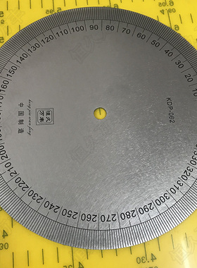 逆时针刻度盘反向刻度盘车床角度圆盘200x10x2 B010直销 机械量具