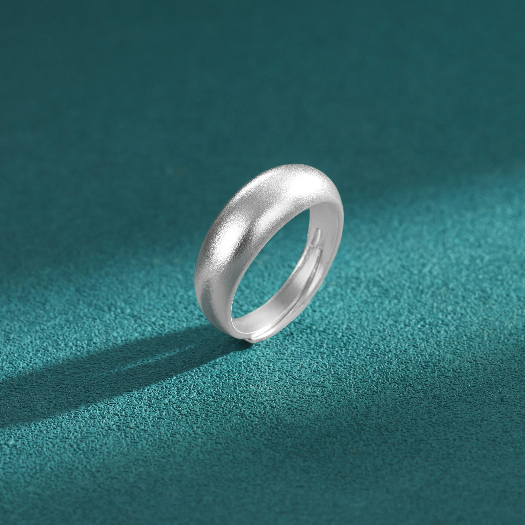 Meikaile 999 solid silver ring women's ancient bread ring
