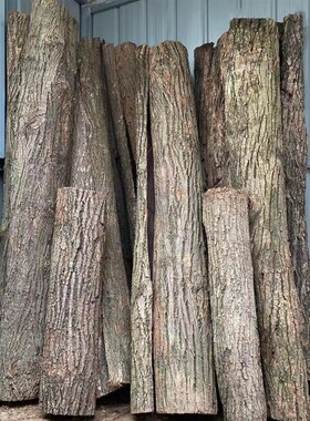 天然树皮干树皮包柱子真树皮柳树皮水管包裹装饰暖气管道树皮装饰