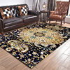 Retro European 3D printed carpet living room coffee table carpet starry sky bedroom bay window full floor mat rectangular