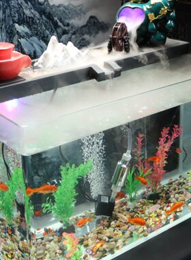玻璃鱼缸流水招财摆件开业礼品桌面办公室客厅室内装饰品转运球
