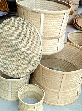竹编烘焙笼 竹制品 茶叶烘焙机提香机药材食品烘烤 电竹焙笼烘兜