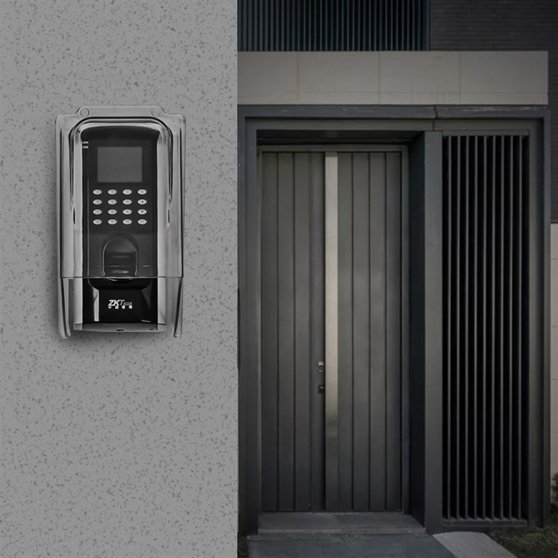 Haikang central control access control machine rain cover fingerprint attendance machine exit button switch waterproof cover outdoor protection box
