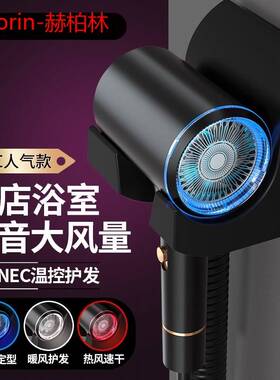酒店专用电吹风壁挂式大功率吹风机家用护发大风力宾馆用吹风筒