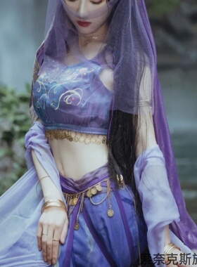 敦煌飞天系列饰品写真拍摄配饰铃铛开口手镯腰链舞蹈演出服饰配件