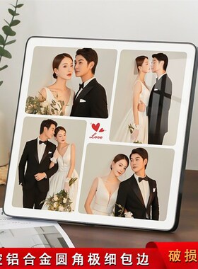 铝合金属四七九多宫格相框摆台照片定制挂墙正方形儿童写真婚纱照