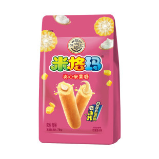 徐福记米格玛糙米卷夹心米果棒78g