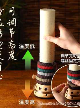 雷火灸砭石艾灸刮痧罐艾灸盒控烟艾灸筒全身通用艾条工具