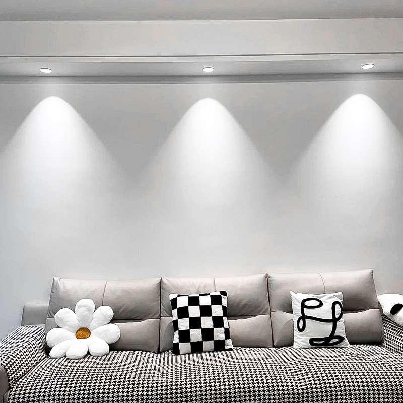 Cob spotlight recessed deep cup anti-glare hill full spectrum deep cup anti-glare spotted living room ceiling light