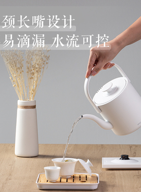 慢味烧水壶泡茶专用电热水壶随手泡提梁长嘴汀壶功夫茶家用不锈钢