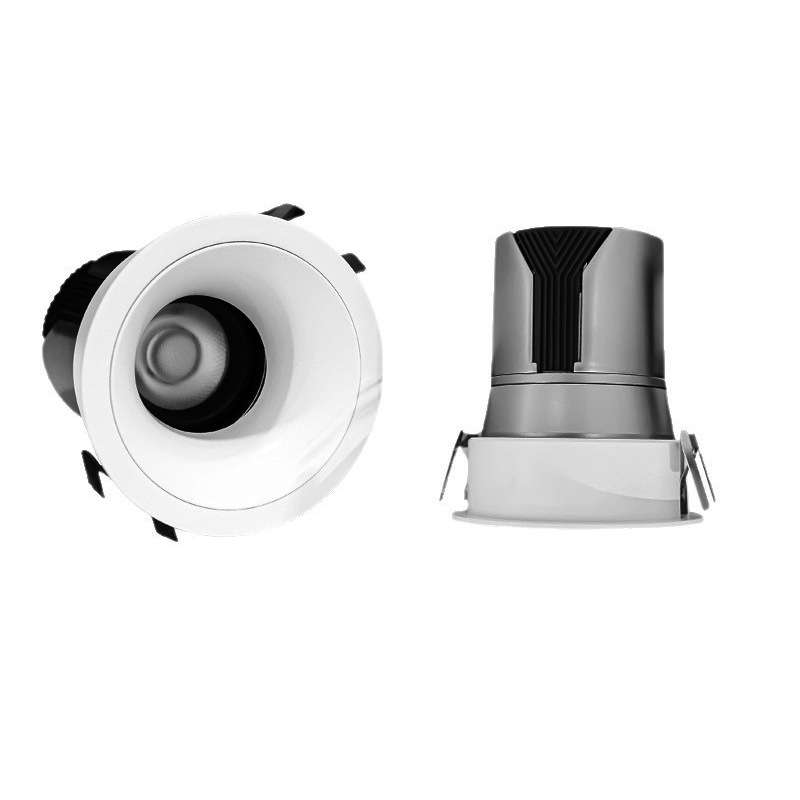 Smart eye protection no main light cob downlight villa embedded led ceiling light living room anti-glare hill spotlight