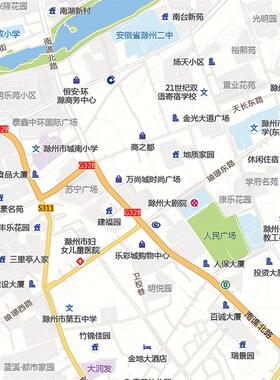 2026新款滁州市地图贴图办公室挂图高清防水墙壁贴超大装饰画定制
