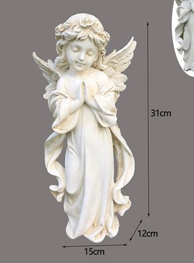 欧式白色人物艺术天使雕塑女神雕像家居装饰品落地大摆件婚庆道具