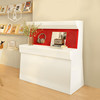 Eighteen-paper multi-layer display rack display decorative rack hole board commercial store folding mobile display rack illuminated