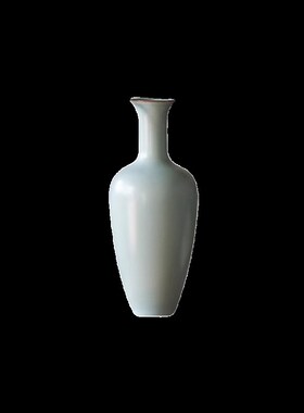 汝窑新中式简约瓷器花瓶陶瓷花器仿古插花瓶子家居装饰品客厅摆件
