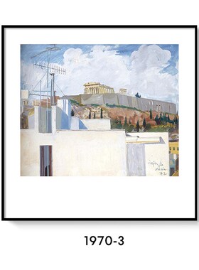 斯皮罗斯小众艺术装饰画芯客厅画餐厅正方形风景挂画心卧室壁画芯