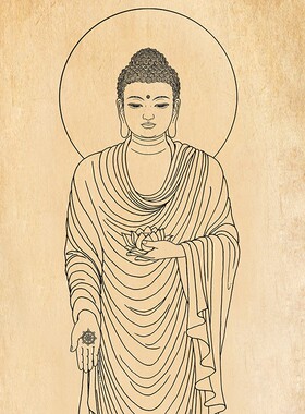 孔子老子释迦牟尼佛画像挂画儒释道三教神像中式客厅玄关装饰卷轴
