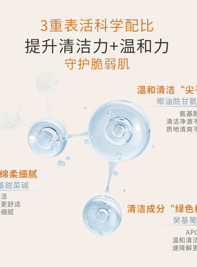 BIROS/碧诺斯妆.印象系列菌菇氨基酸酵素洁颜蜜正品官方