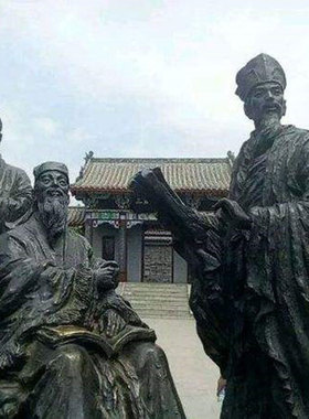 石膏定制邓禹雕塑订做耿弇马武班彪五伦梁鸿王景朱浮冯衍雕像摆件
