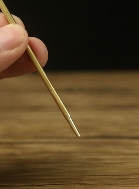 黄铜点穴针点穴棒铜细按穴位工具按脚器按摩拨筋棒按摩笔脚底小